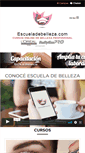 Mobile Screenshot of escueladebelleza.com